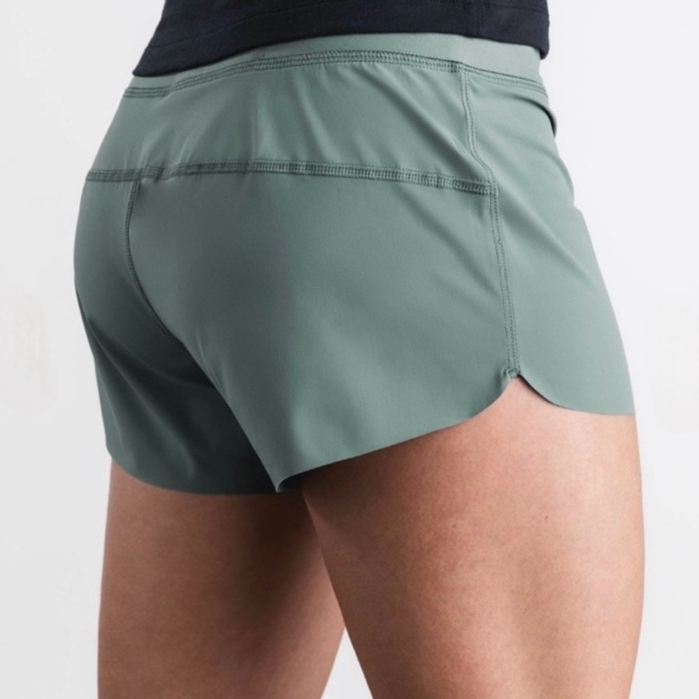 NOBULL Pace 3 Everyday Shorts Balsam Sage Green Athletic Workout Gym Shorts S - Picture 2 of 11